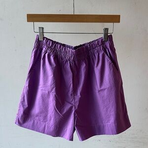 XiRENA High Waist Purple Women's Shorts